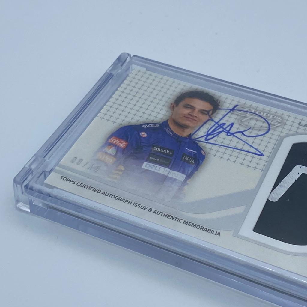08/10 Silver - Lando Norris #DAP-LN - Autographe Patch