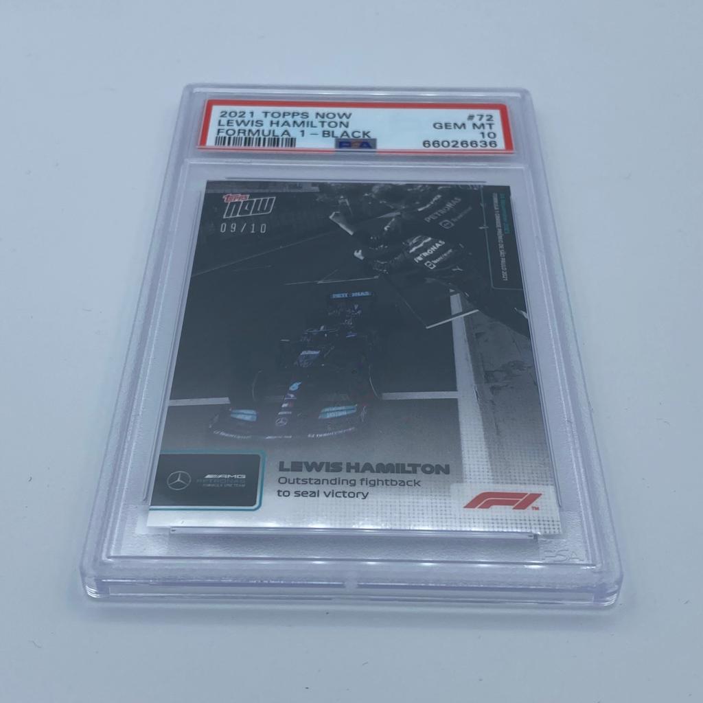 PSA 10 - 09/10 Lewis Hamilton  - Outstanding fighback to seal victory #72