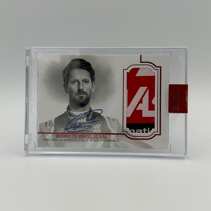 4/5 Romain Grosjean - Haas F1 Team - Dynasty Autograph Patch IRG