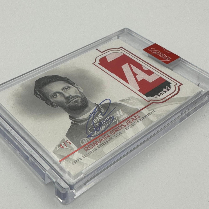 4/5 Romain Grosjean - Haas F1 Team - Dynasty Autograph Patch IRG
