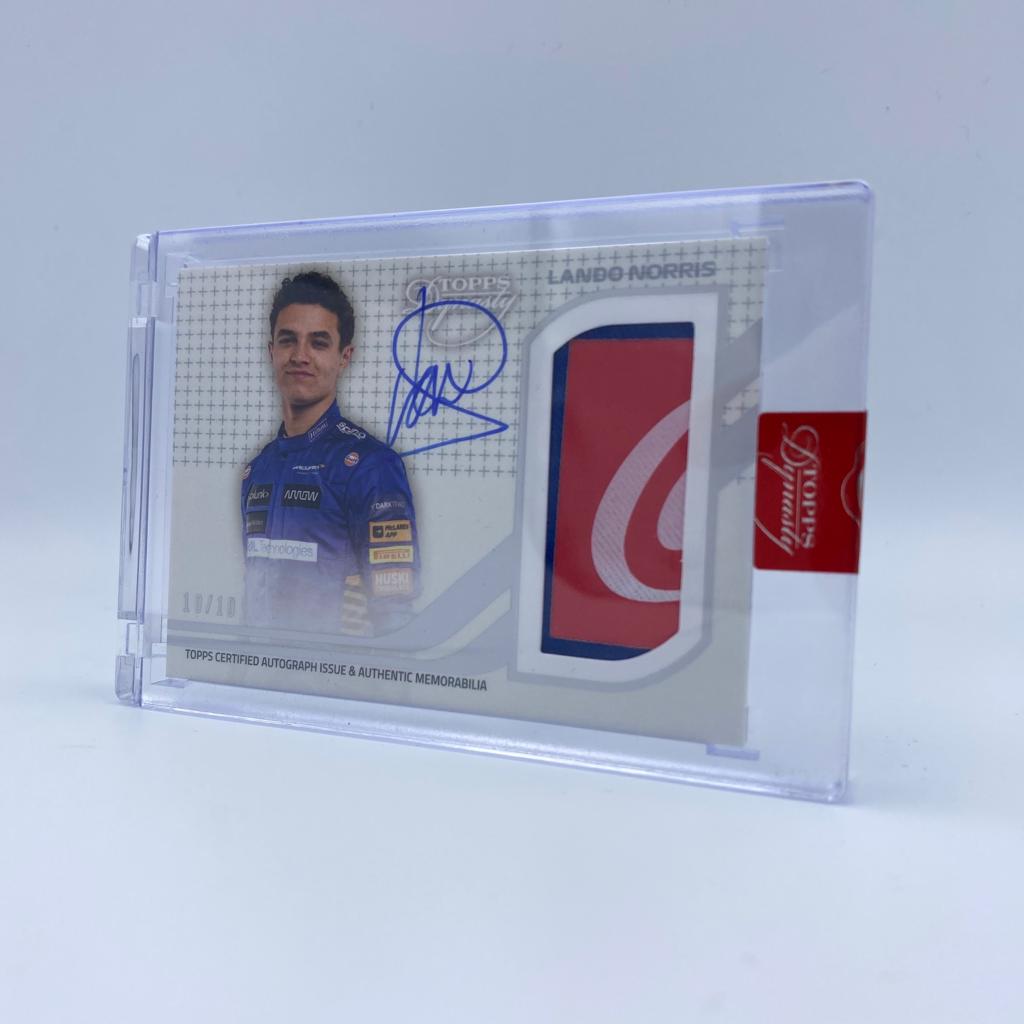 10/10 - Lando Norris - MCLaren #4 - Dynasty Autograph Patch LN-III