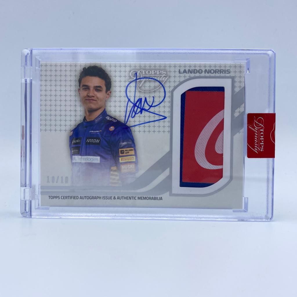10/10 - Lando Norris - MCLaren #4 - Dynasty Autograph Patch LN-III