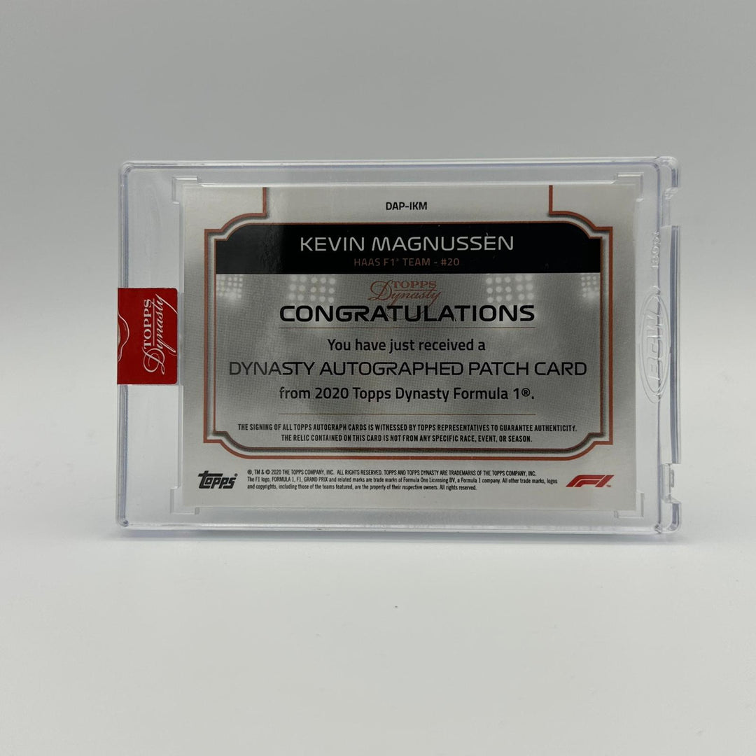 2/5 Kevin Magnussen - Haas F1 Team - Dynasty Autograph Patch IKM