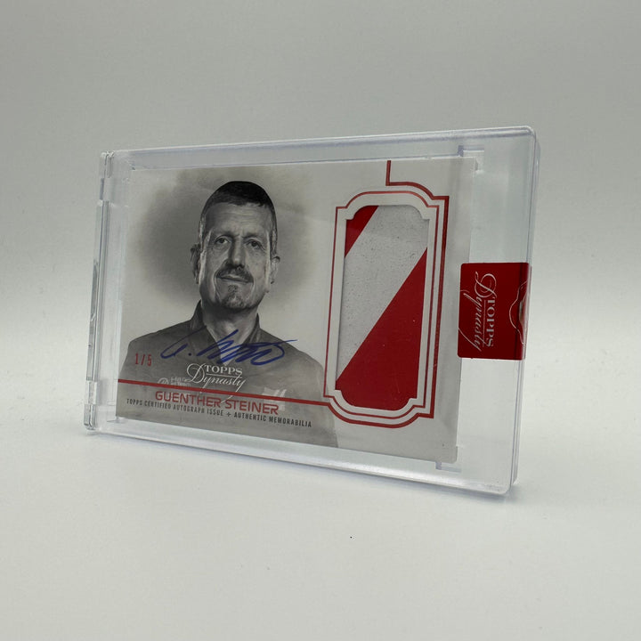 1/5 Guenther Steiner - Haas F1 Team - Dynasty Autograph Patch GSP-II