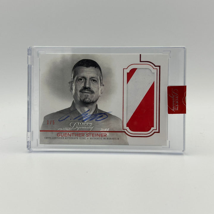 1/5 Guenther Steiner - Haas F1 Team - Dynasty Autograph Patch GSP-II