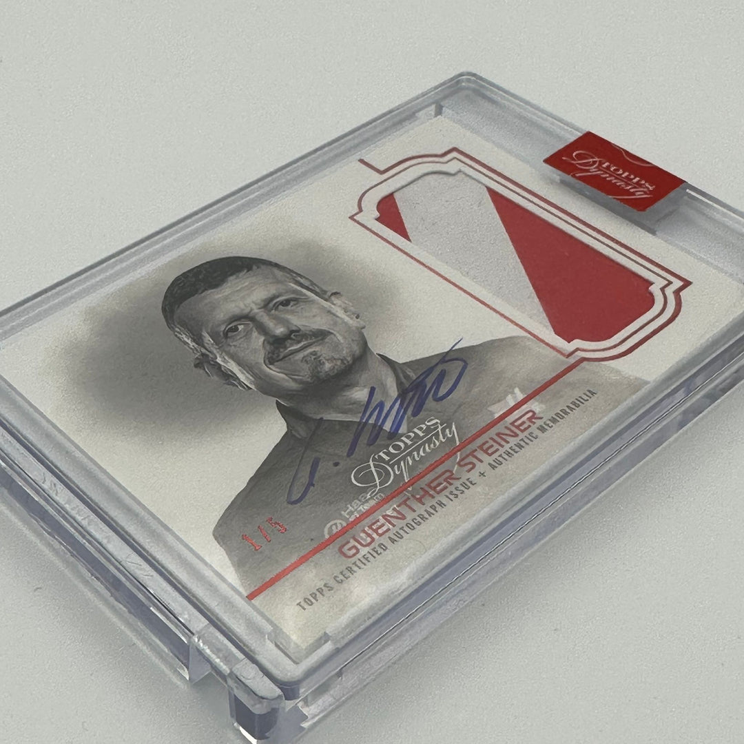 1/5 Guenther Steiner - Haas F1 Team - Dynasty Autograph Patch GSP-II