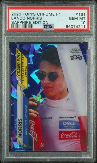 PSA 10 - Lando Norris #161 - 2020 Topps Chrome F1