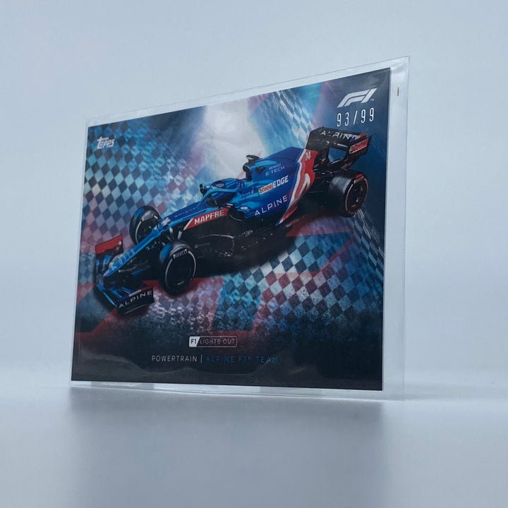 /99 Alpine F1 Team - Powertrain -  Blue Parallel