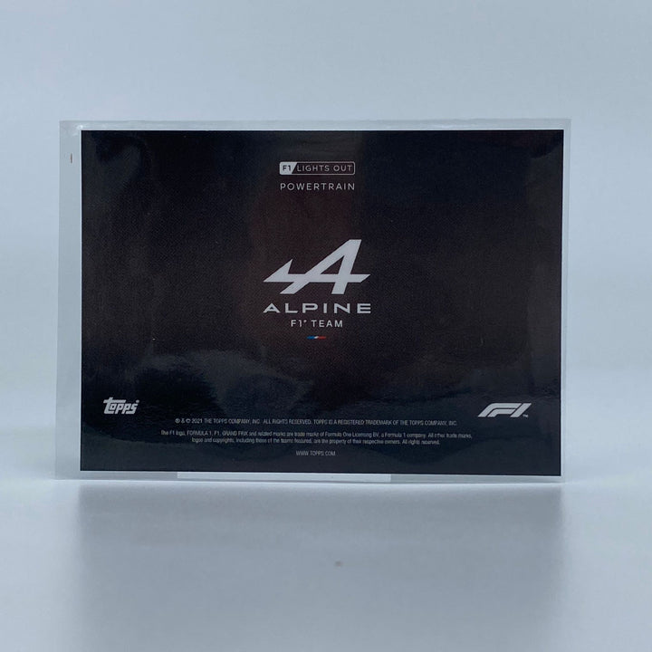 /99 Alpine F1 Team - Powertrain -  Blue Parallel