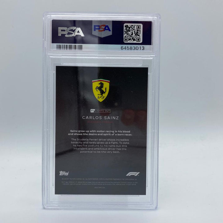 PSA 9 - 5/5 Carlos Sainz - Drivers - Rainbow Foil