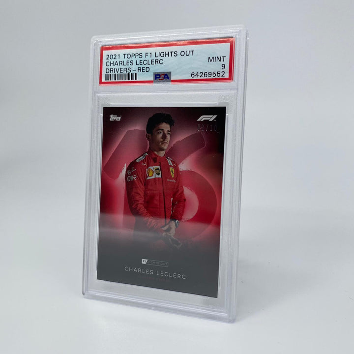 PSA 9 - 02/10 Charles Leclerc - Drivers - Red Parallel