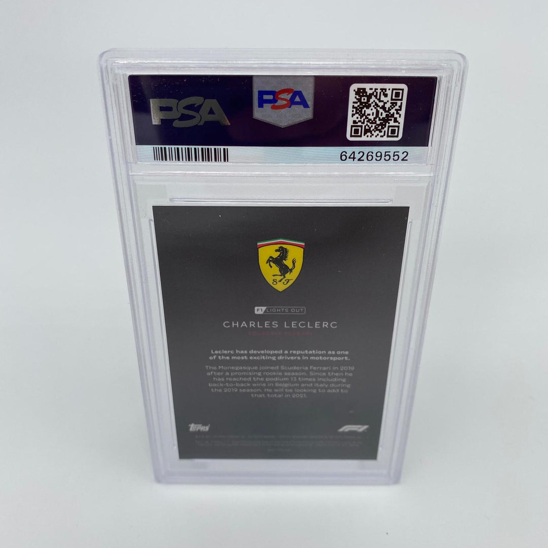 PSA 9 - 02/10 Charles Leclerc - Drivers - Red Parallel