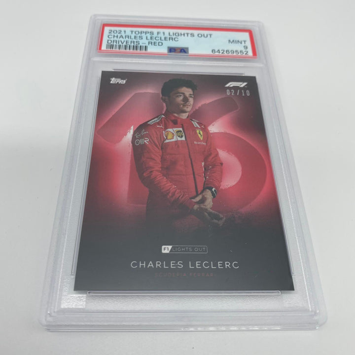 PSA 9 - 02/10 Charles Leclerc - Drivers - Red Parallel