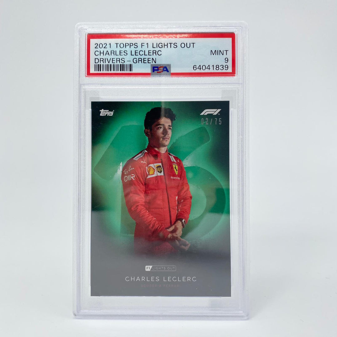 PSA 9 - 02/75 Charles Leclerc - Drivers - Green Parallel