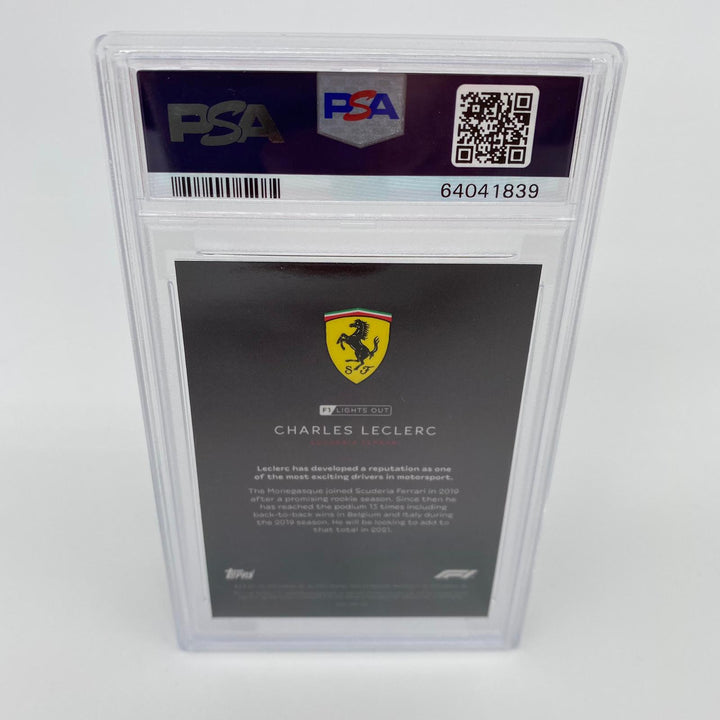 PSA 9 - 02/75 Charles Leclerc - Drivers - Green Parallel