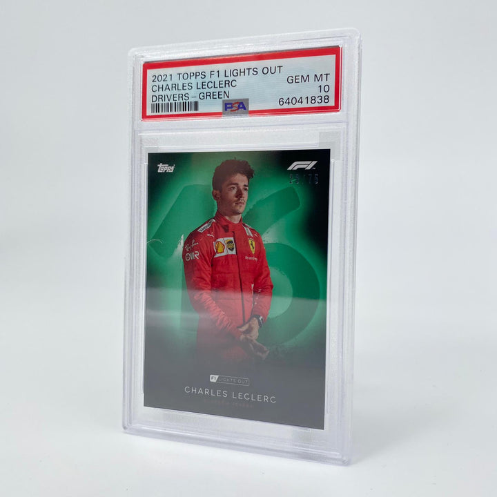 PSA 10 - 28/75 Charles Leclerc - Drivers - Green Parallel