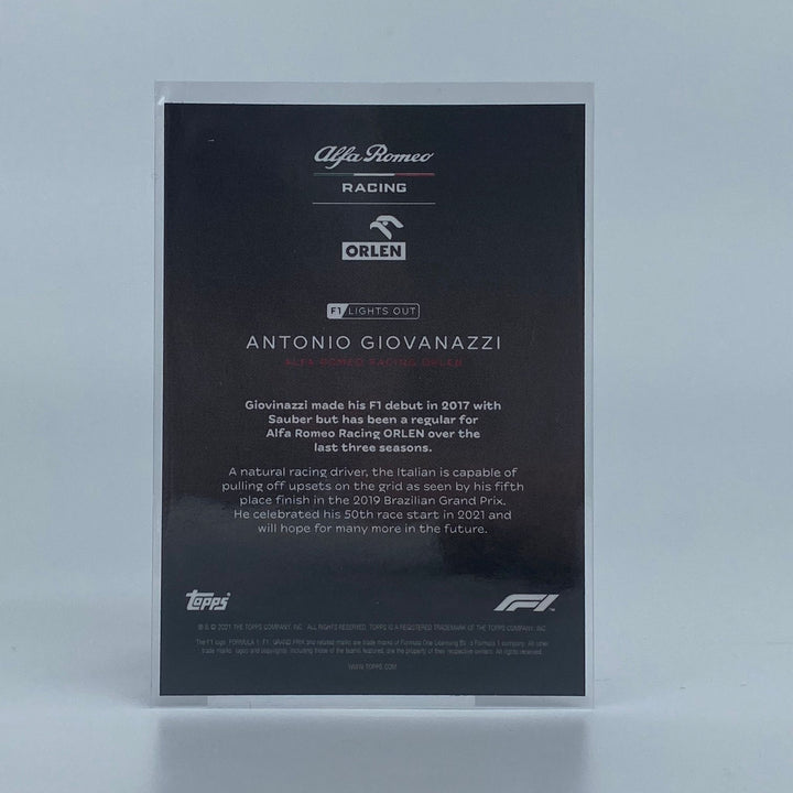 /99 Antonio Giovinazzi - Drivers - Blue Parallel