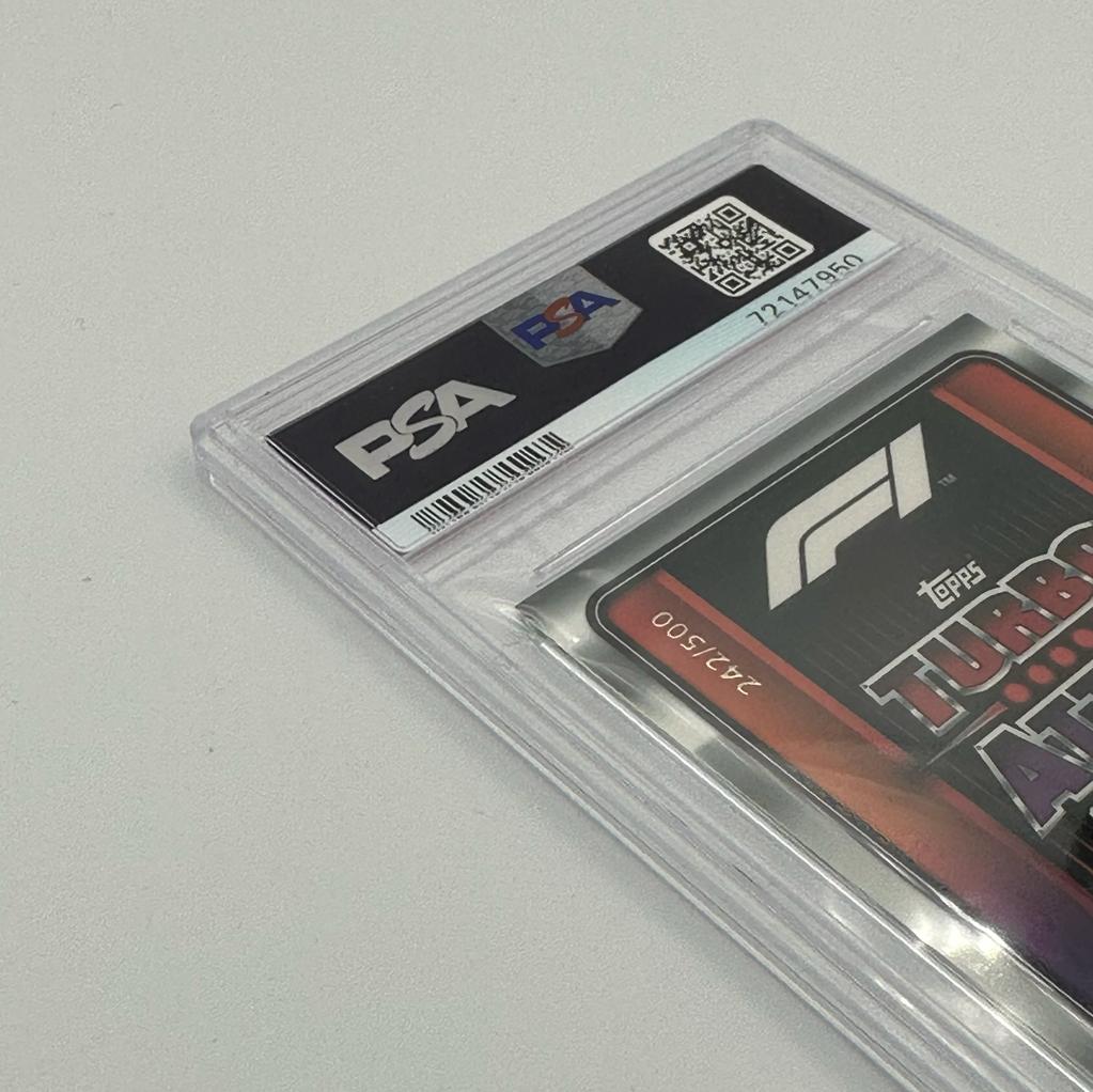 PSA 9 - /500 set of 5 - Max Verstappen - Turbo Attax 2022