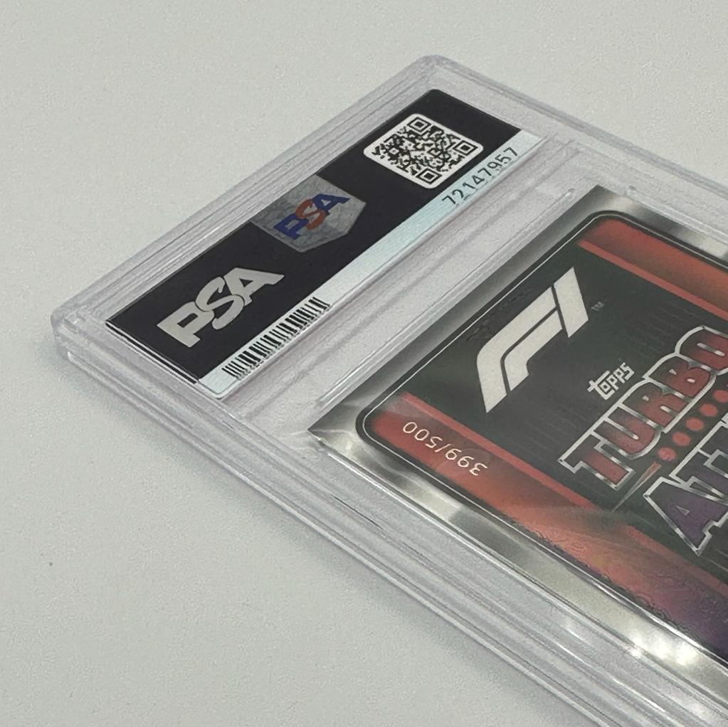 PSA 9 - /500 set of 5 - Max Verstappen - Turbo Attax 2022