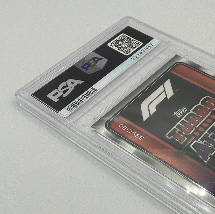 PSA 9 - /500 set of 5 - Max Verstappen - Turbo Attax 2022