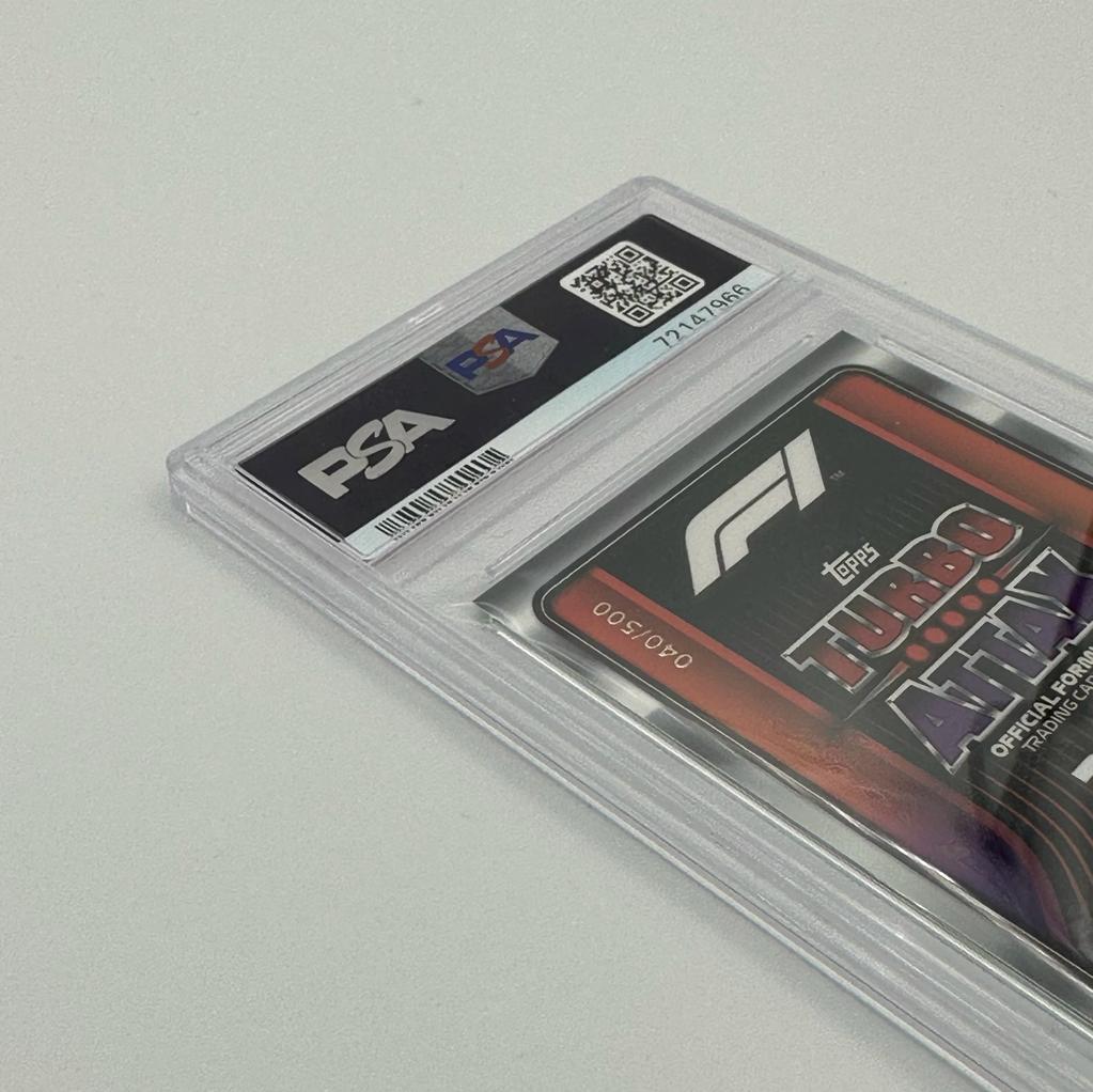 PSA 9 - /500 set of 5 - Max Verstappen - Turbo Attax 2022