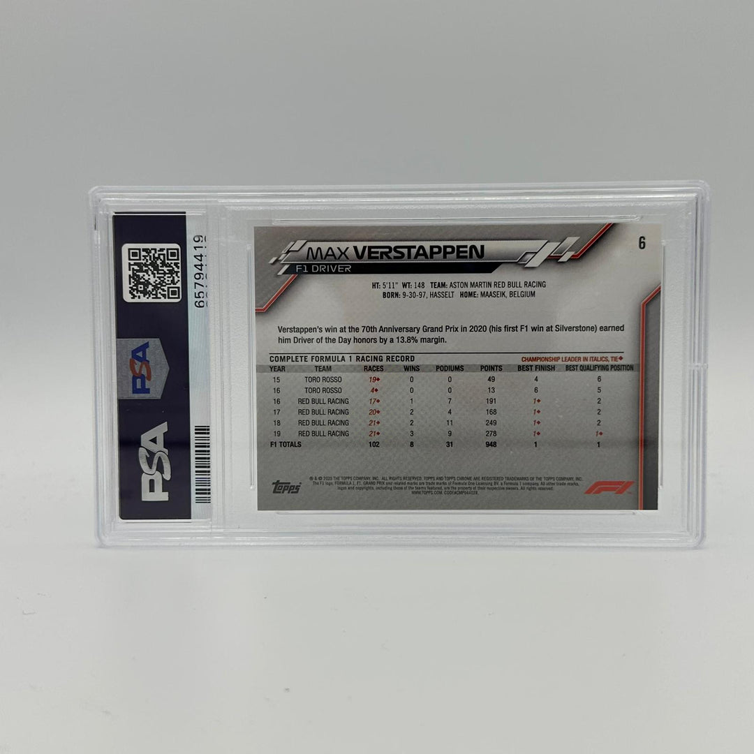 PSA 9 - Max Verstappen #6
