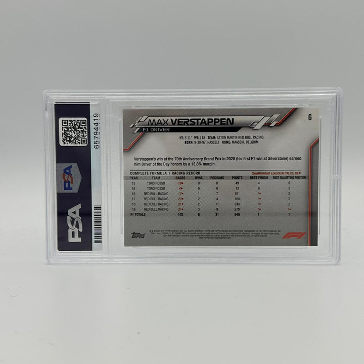PSA 9 - Max Verstappen #6