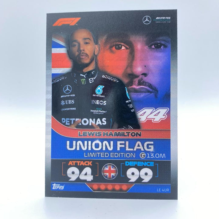 Lewis Hamilton - Union Flag #LE4UR- Turbo Attax 2022