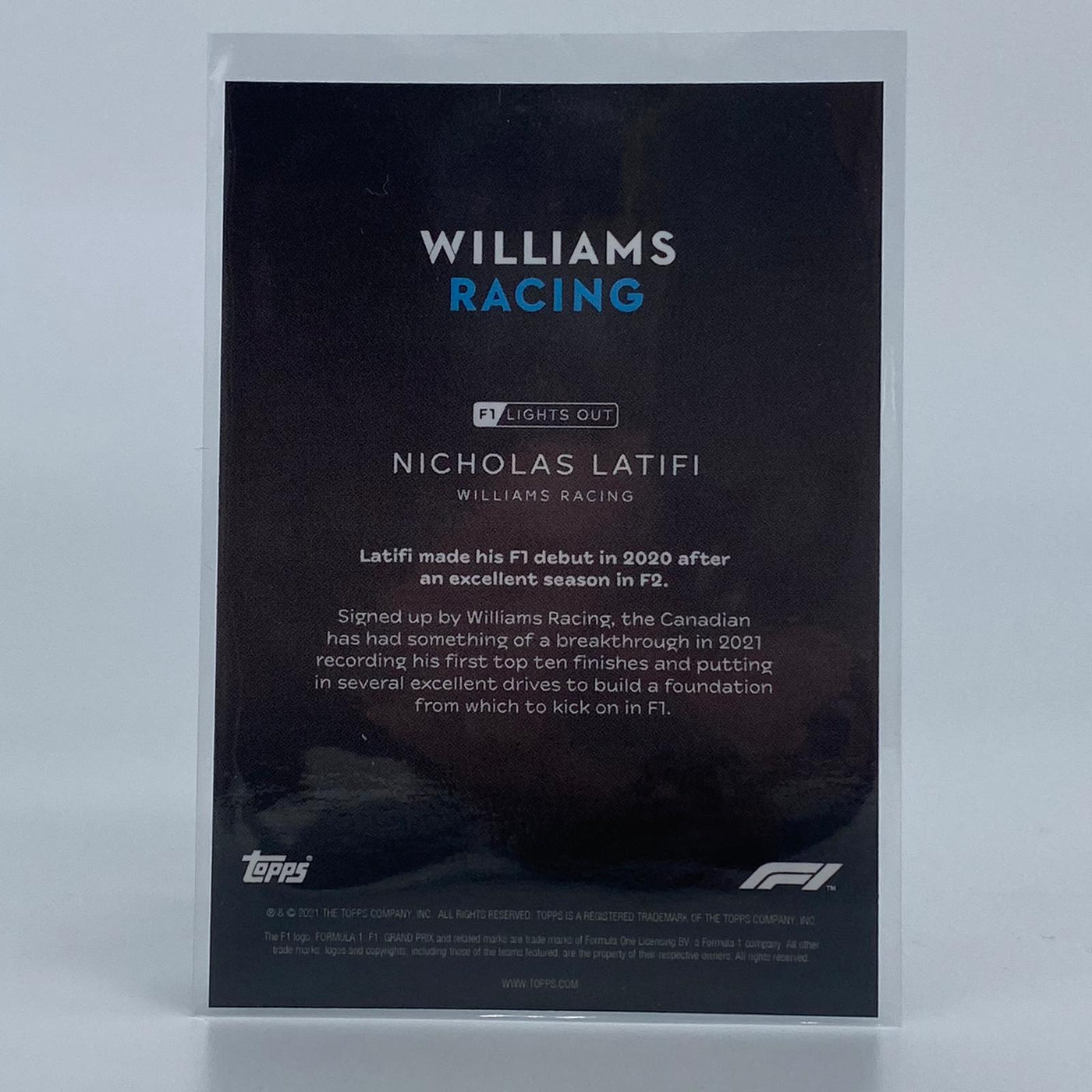 /75 Nicholas Latifi - Drivers - Green Parallel
