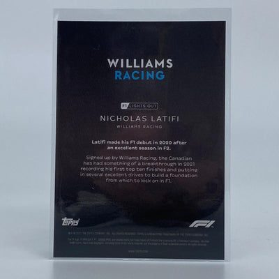 /75 Nicholas Latifi - Drivers - Green Parallel