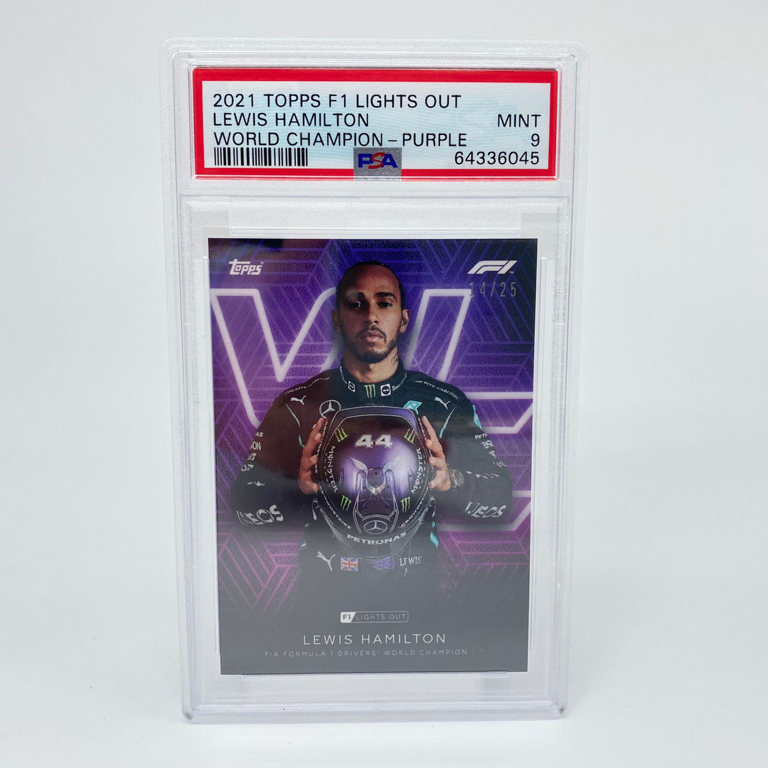 PSA 9 - 14/25 Lewis Hamilton - Drivers World Champion