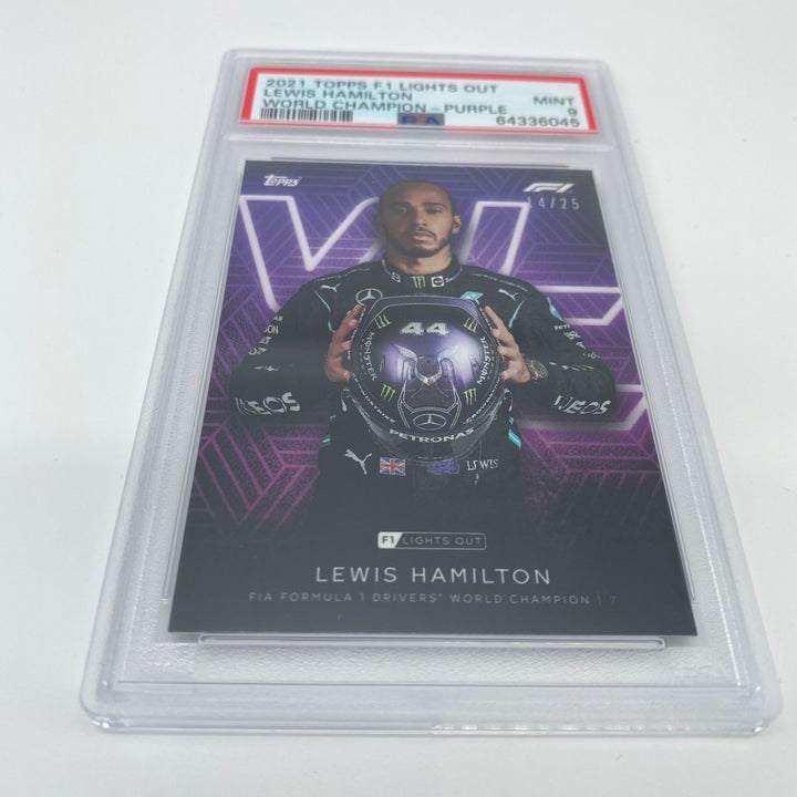 PSA 9 - 14/25 Lewis Hamilton - Drivers World Champion