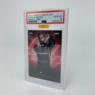 PSA 10 - 08/10 Lewis Hamilton - Drivers - Red Parallel
