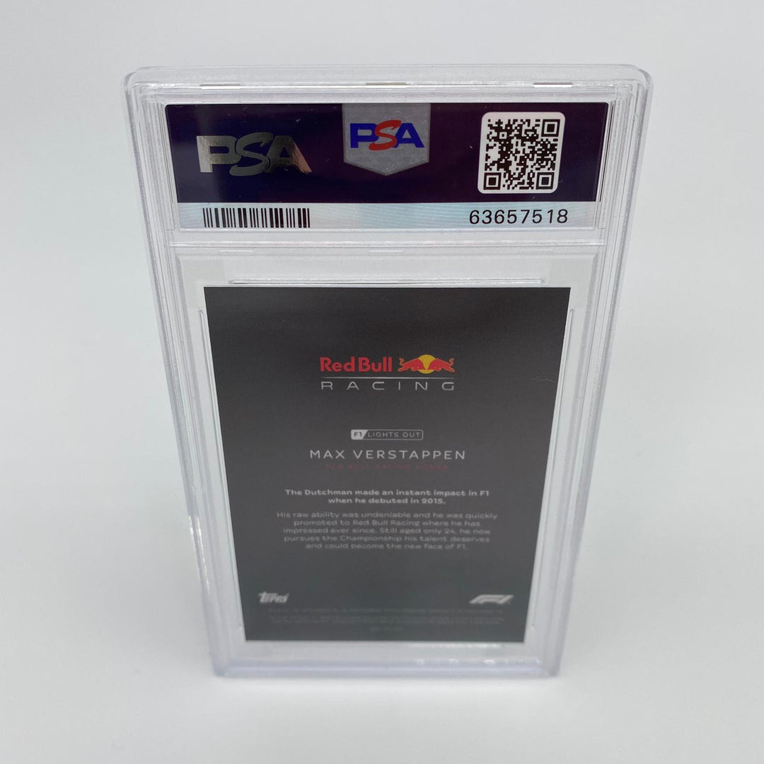 PSA 10 - 18/50 Max Verstappen - Drivers - Aqua Parallel
