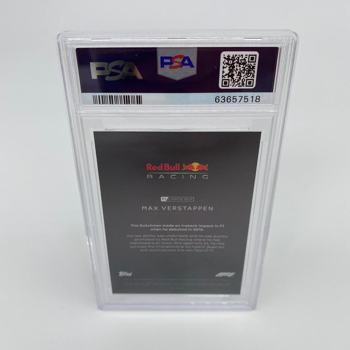 PSA 10 - 18/50 Max Verstappen - Drivers - Aqua Parallel
