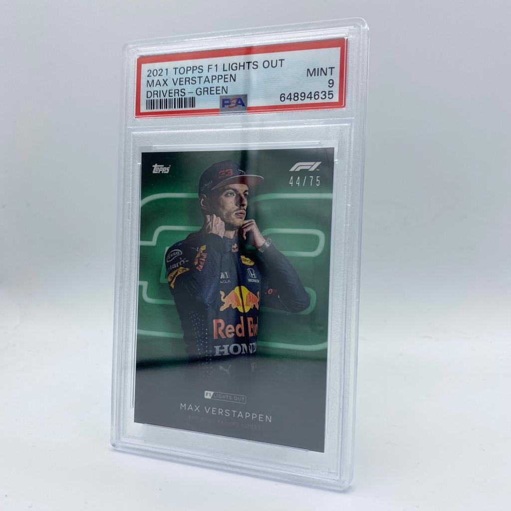 PSA 9 - 44/75 Max Verstappen - Drivers -  Green Parallel