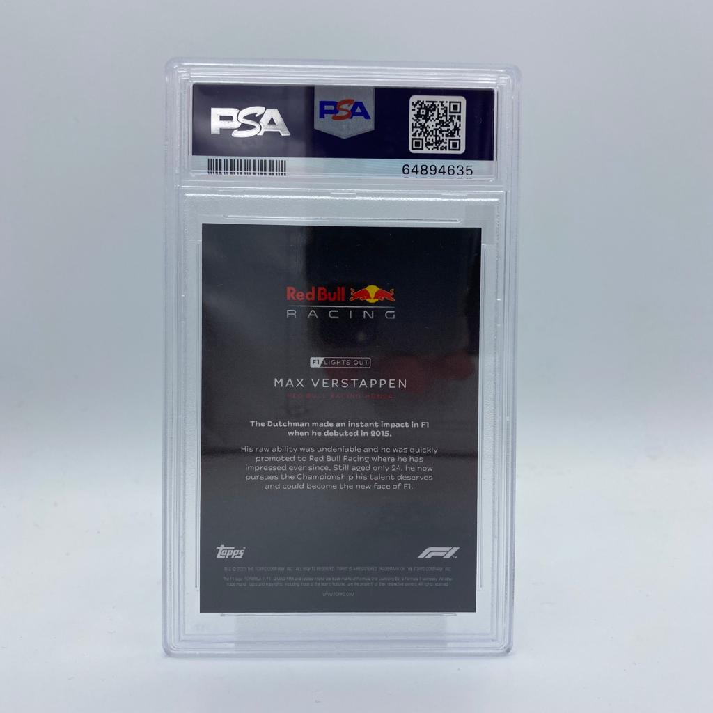 PSA 9 - 44/75 Max Verstappen - Drivers -  Green Parallel