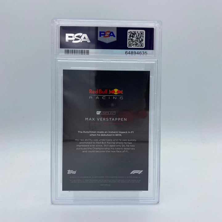 PSA 9 - 44/75 Max Verstappen - Drivers -  Green Parallel