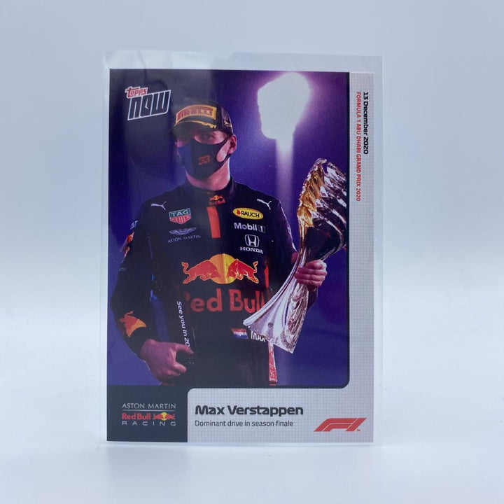 #23 Max Verstappen - Dominant drive in season final - Topps Now 2020