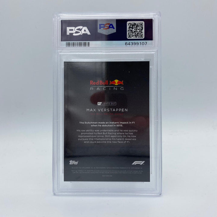 PSA 8.5 - 22/25 Max Verstappen - Drivers- Purple Parallel