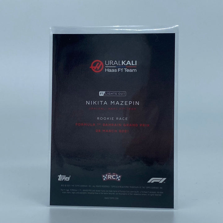 08/50 Nikita Mazepin - Rookie Race