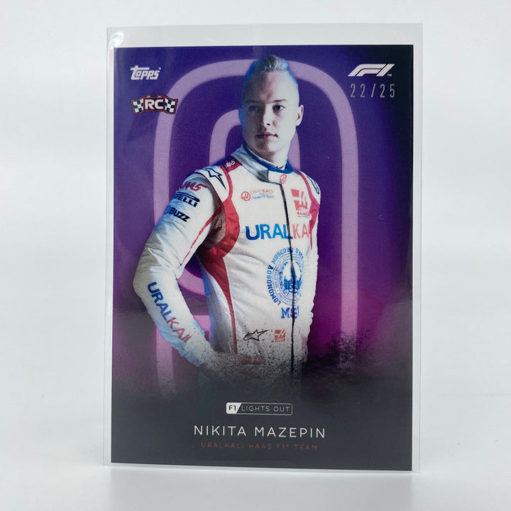 22/25 Nikita Mazepin - Drivers - Purple Parallel