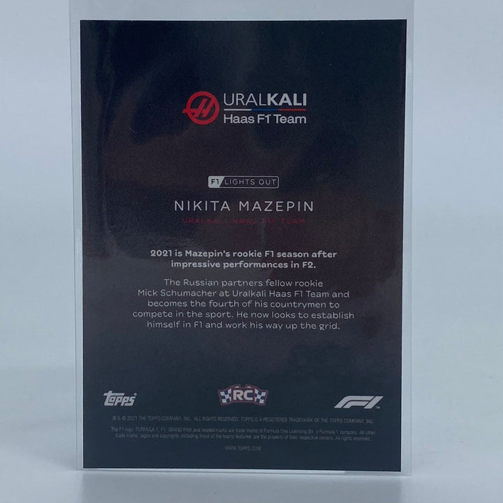 /99 Nikita Mazepin - Drivers -  Blue Parallel