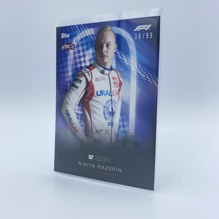 /99 Nikita Mazepin - Drivers -  Blue Parallel