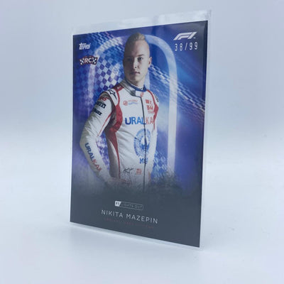 /99 Nikita Mazepin - Drivers -  Blue Parallel
