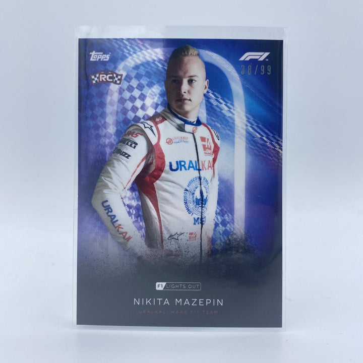 /99 Nikita Mazepin - Drivers -  Blue Parallel