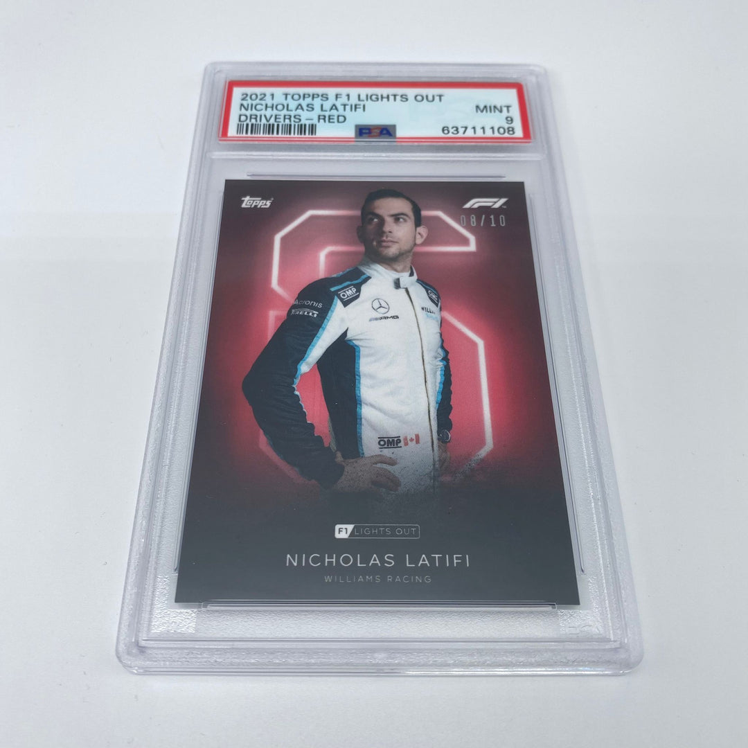 PSA 9 - 08/10 Latifi - Drivers - Red Parallel