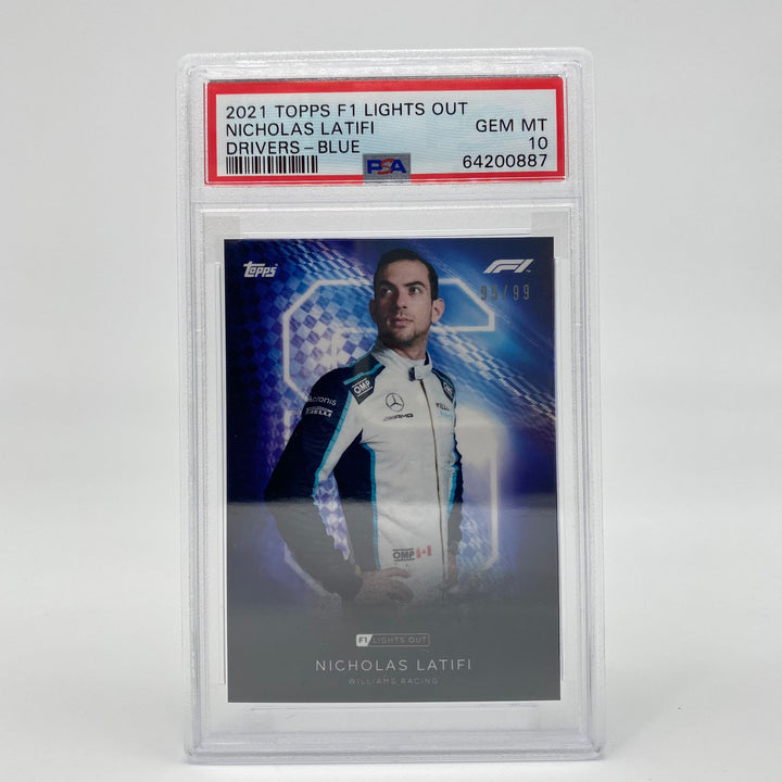 PSA 10 - 95/99 Latifi - Drivers - Blue Parallel