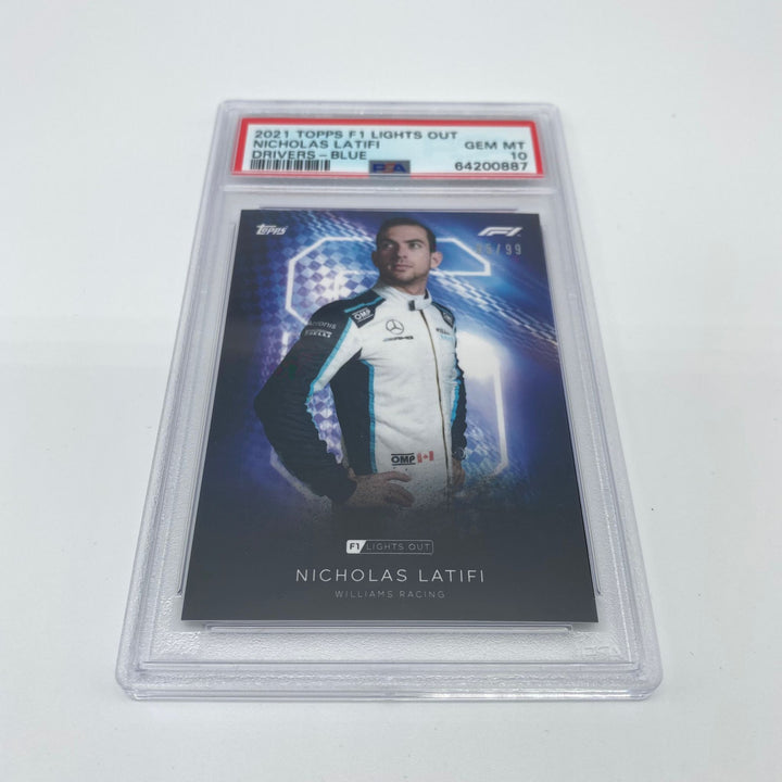 PSA 10 - 95/99 Latifi - Drivers - Blue Parallel
