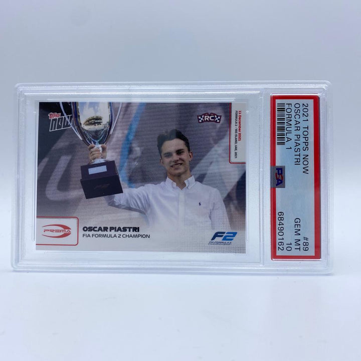 PSA 10 - Oscar Piastri - FIA Formula 2 Champion #089